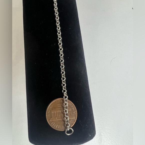 Stainless Steel Men's Silver Bracelet, Fashion Hip Hop Cuban Link, 201 Steel NWT - Picture 3 of 5